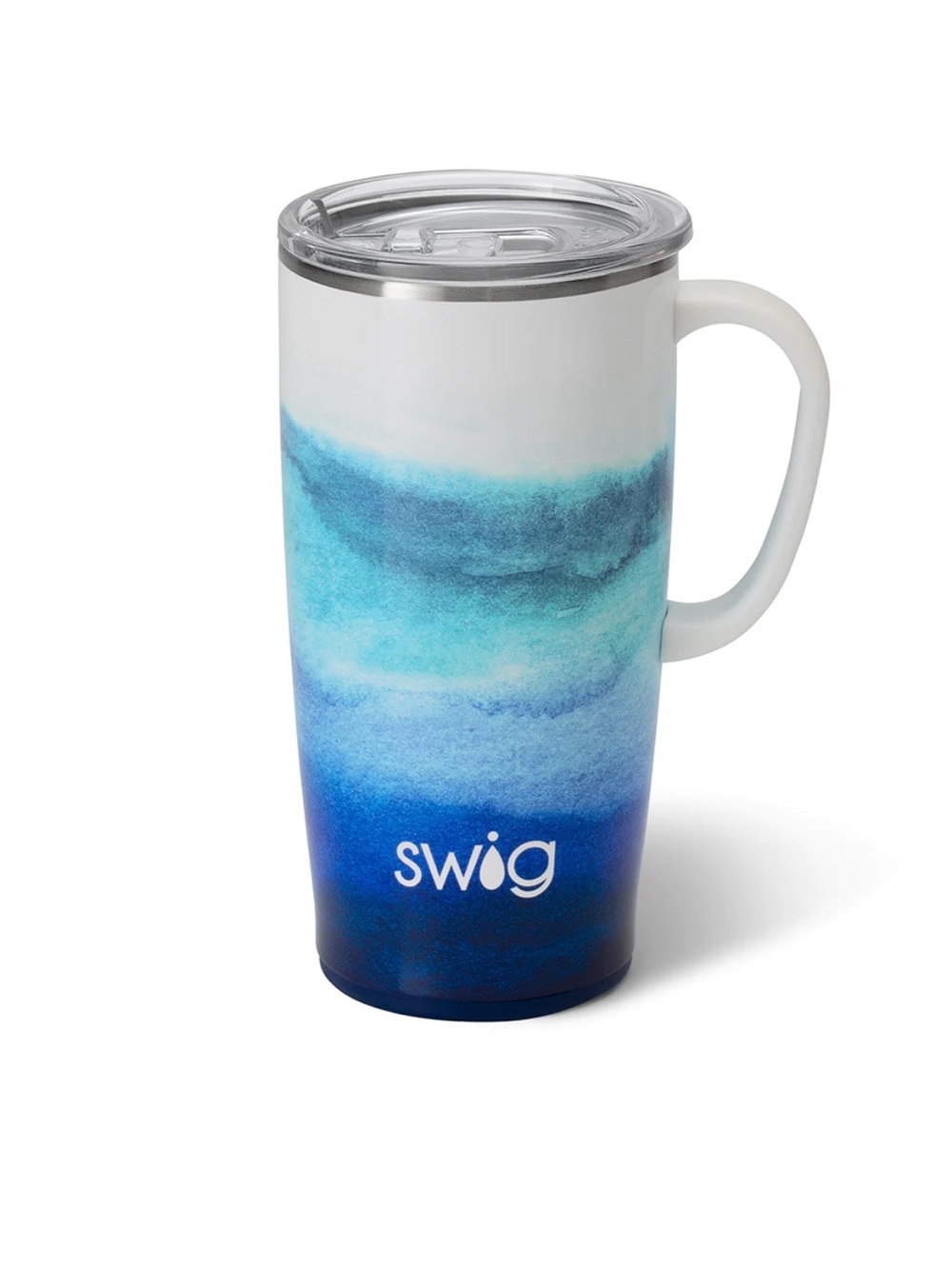 Swig Life Travel Mug with Handle and Straw 22oz Sapphire